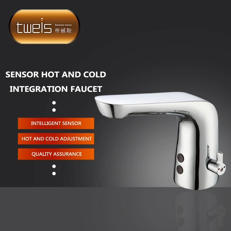 SASO модный дизайн ROHS автоматический датчик температуры раковины кран
