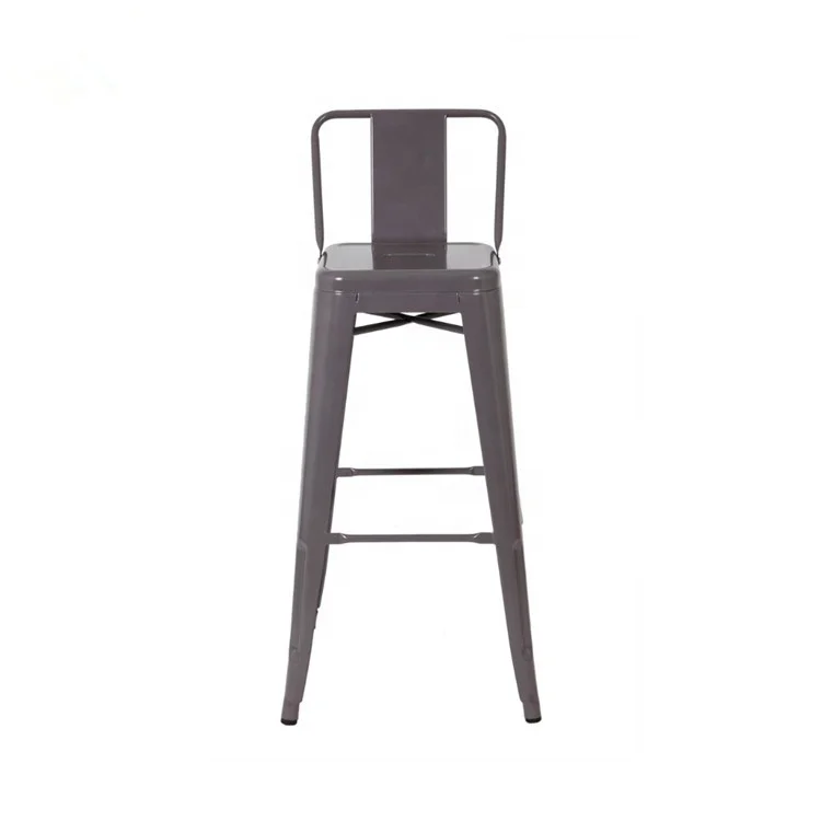 low price tall bar stools steel with low back for bar pub