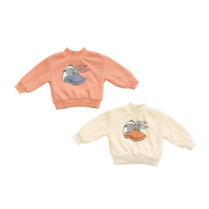 
Cartoon design O-Neck long sleeve 1-3-year old baby autumn spring hoodie wholesale 2020 NEW baby hoodie 