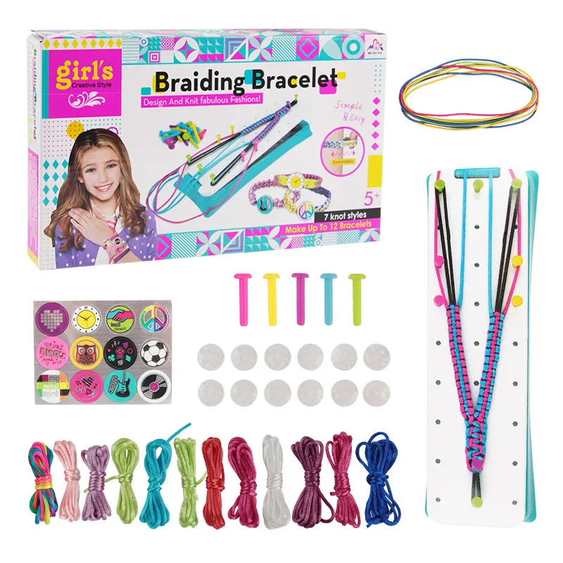 new toys 2022 kids Friendship Bracelet Making Kit for Girls Crafts and Gifts for 6-12 Years Old Kids DIY braided hand rope