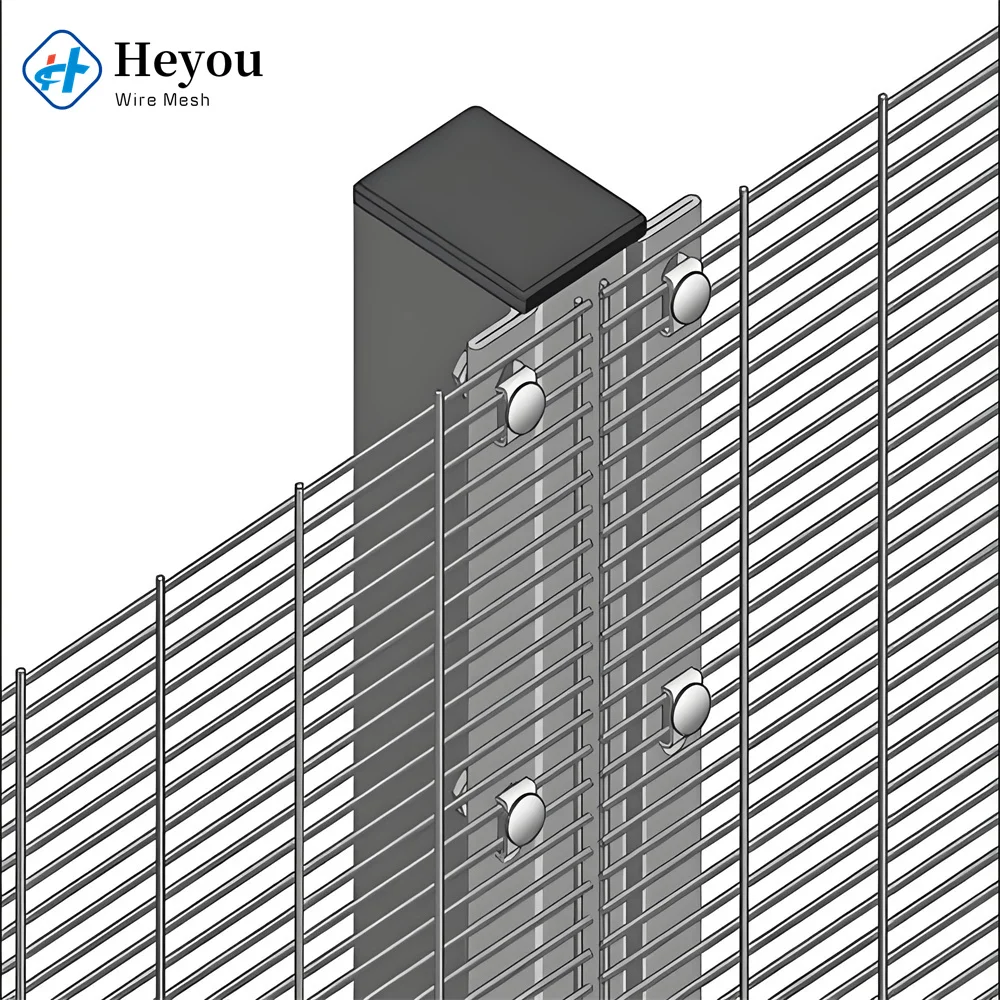High Quality Customized Curves 358 Fence Anti Corrosion 3mm-6mm Wire Diameter 358 High Security Mesh Fencing