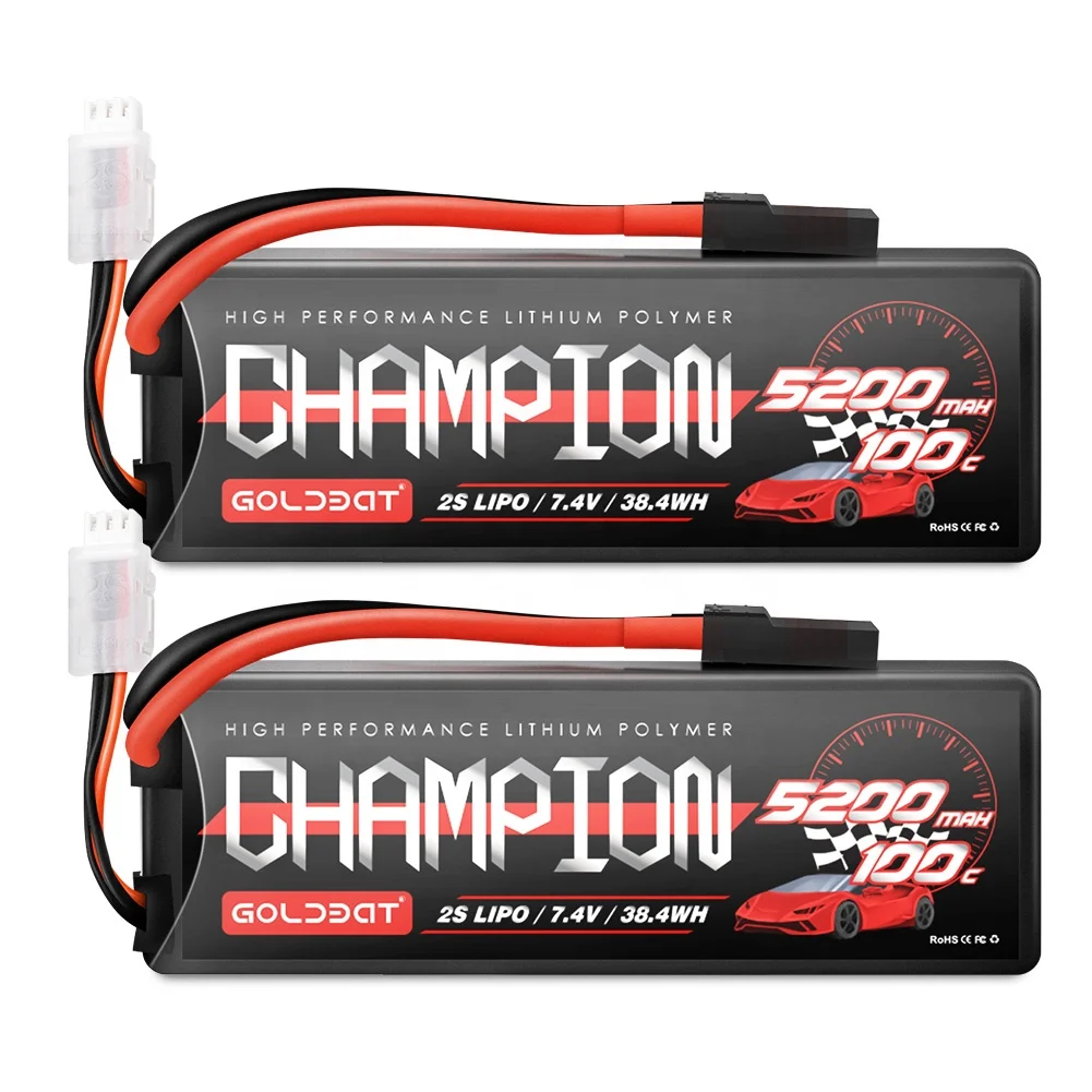 OEM 5200mAh 100C 7.4V lipo battery for RC car/trunk/helicopter