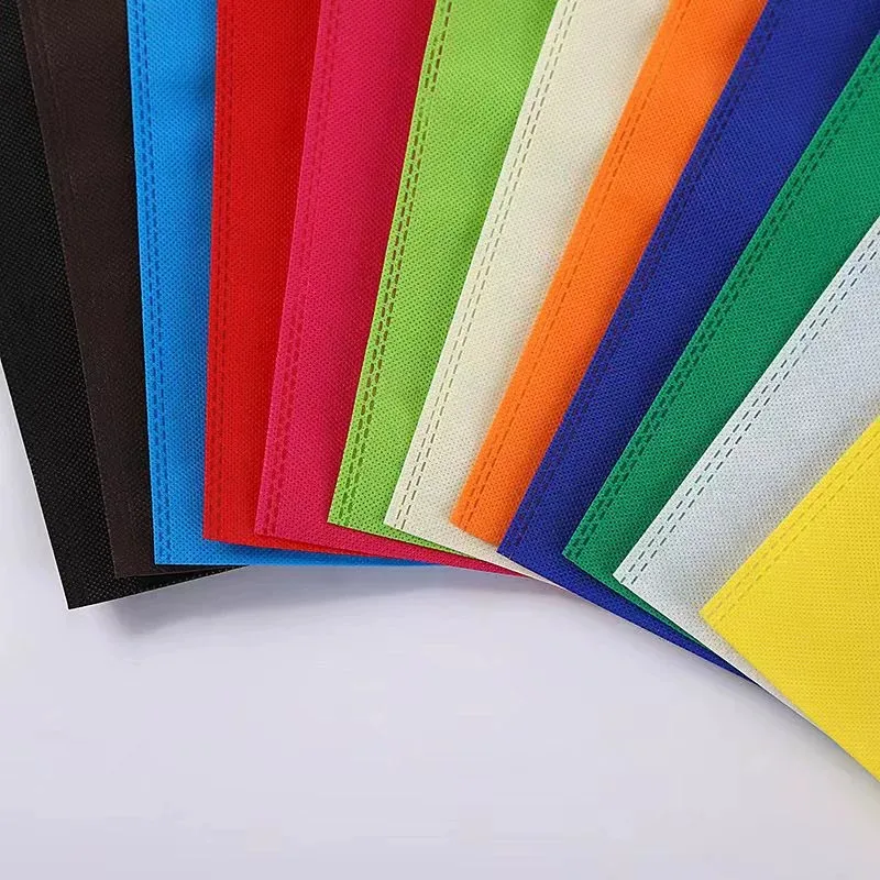 Spot High Quality Design Printed Color Size Polypropylene TNT Tote Non Woven Die Cut Bag Custom Logo