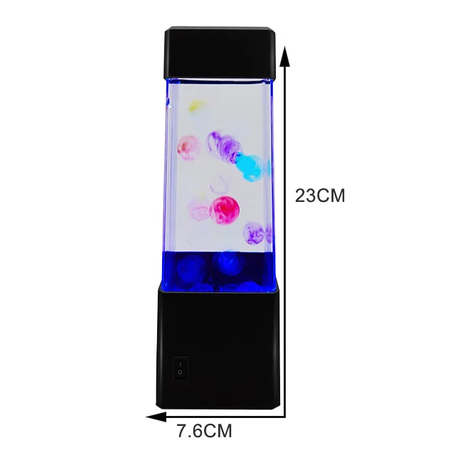 Usb Socket Led Mini Fish Tank Light Jellyfish Bedside Table Lighting Night Light