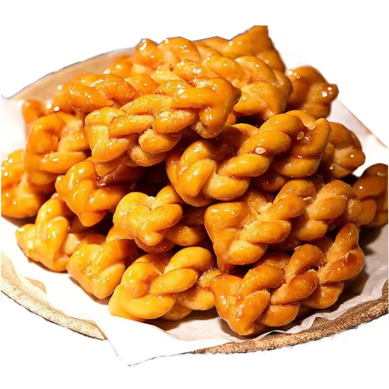 Hot sell Chinese snacks fried dough twist healthy family party snack salted flavor small twist