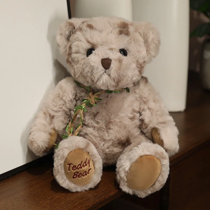 Greenmart Custom Teddy Bear Soft Stuffed Tie-Dye Plush Toy for Home Decoration Holiday Gift PP Filled Cotton Material Wholesale