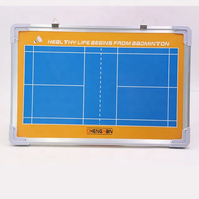 Aluminum alloy badminton tactical board magnetic coach chart display board teaching board