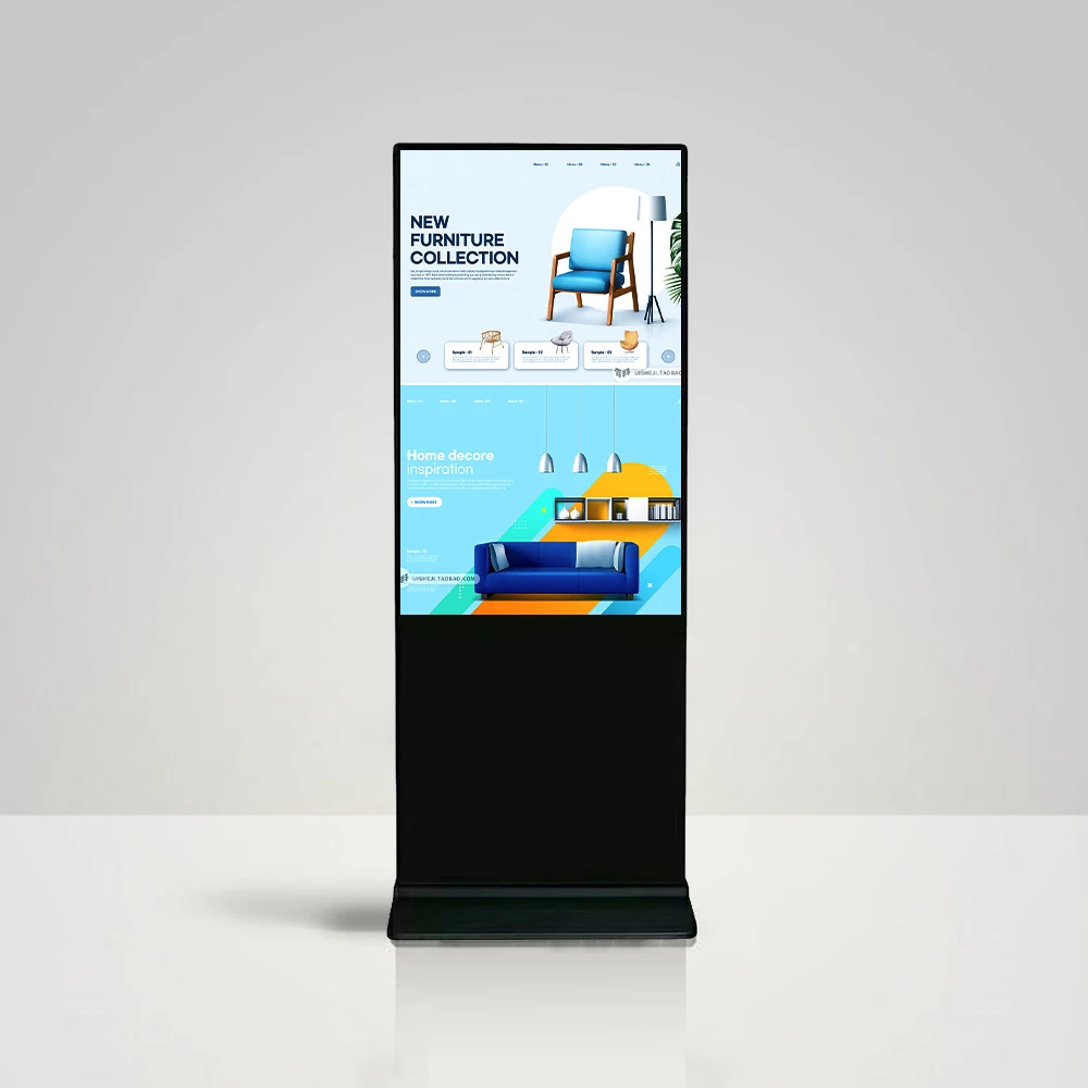 Android 1080p Full HD  43 Inch Touch Screen Lcd Monitor Digital Advertising Display Vertical Kiosk