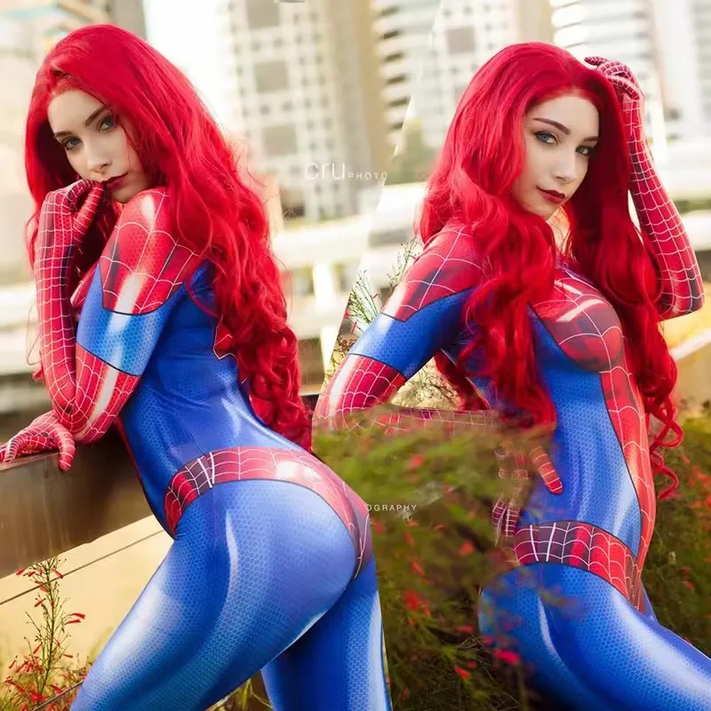 New Design Gwen Stacy Spider Woman Costume Black Mary Jane Suit for Children during Halloween and Christmas
