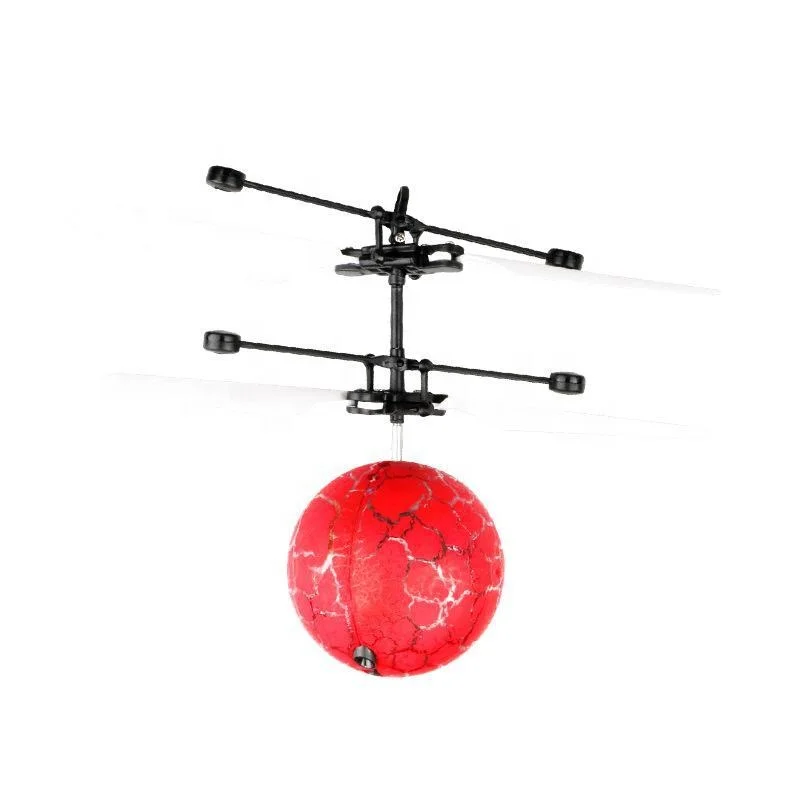 
Led light flashing mini flying ball, drone helicopter induction flying ball toy 
