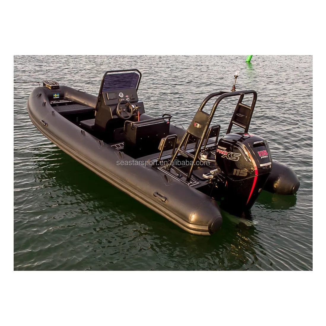 New Design 19ft Tender Aluminum Hull RIB 580 700 Aluminum Rib Boat