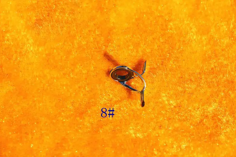 9pcs/Kit Casting Fishing Rod Guide Set Kit SIC Ring Stainless Steel Guide DIY snakehead Fishing Guide Rod Accessory