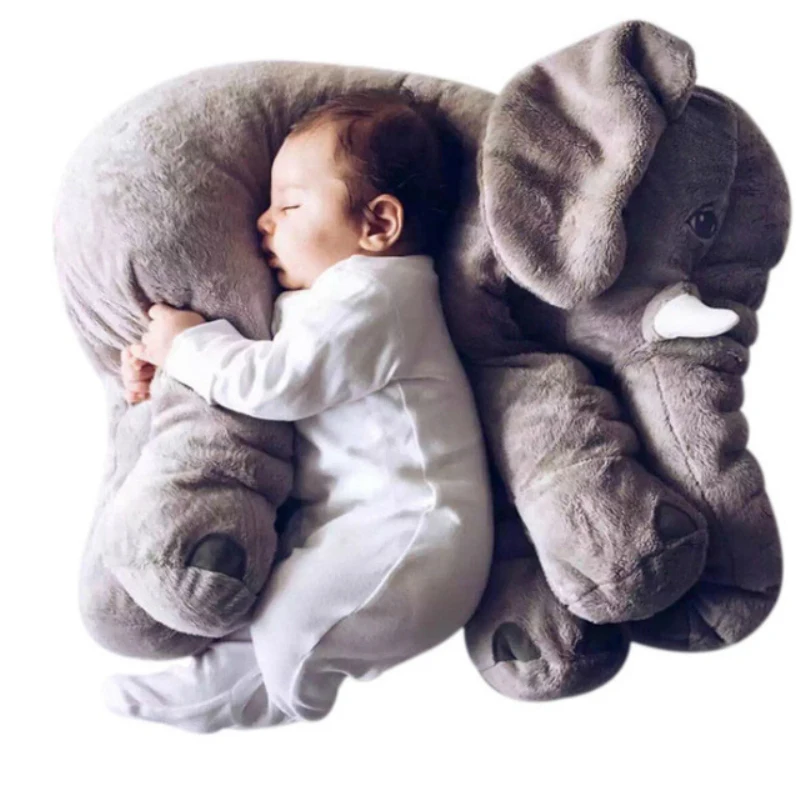 
60cm Infant Plush Elephant Soft Appease Elephant Playmate Calm Doll Baby Toy Elephant Pillow Plush Toys Stuffed Doll 