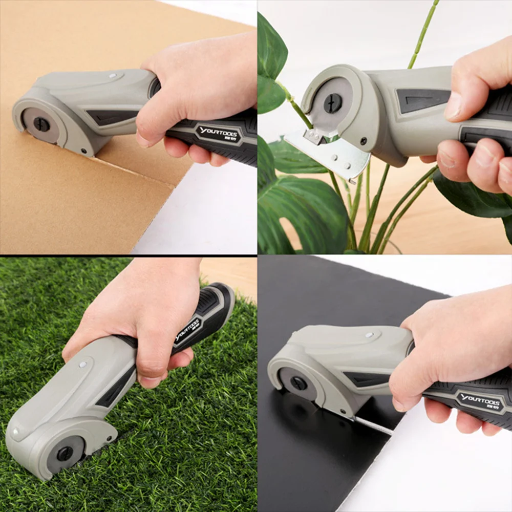 VLOXO Tailor Leather Cutting Scissor Carpet Rug Round Electric Fabric Cloth Scissors for fabric cutting