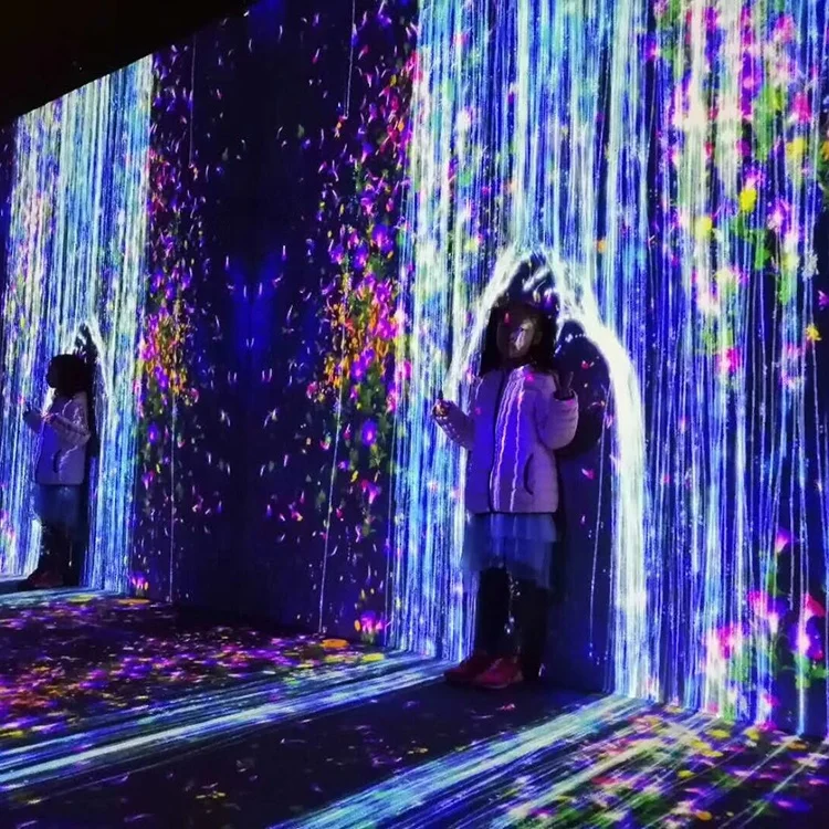 Multi Sensory Digital Art Projection Mapping Interactive Wall Projection Immersive Projection Room