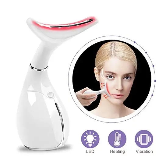 3 led color other beauty & personal care products beauty equipment device ems neck massager protector neck instrument