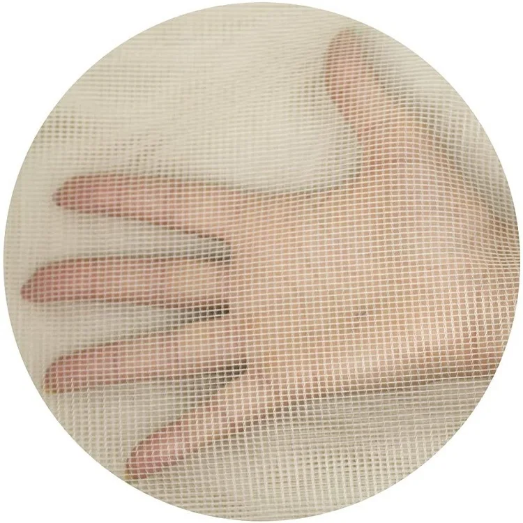 150X250cm Zanzariera Con Anelli Porta Finestra Da Esterno Balcone Tinta Unita Misura Colore Panna