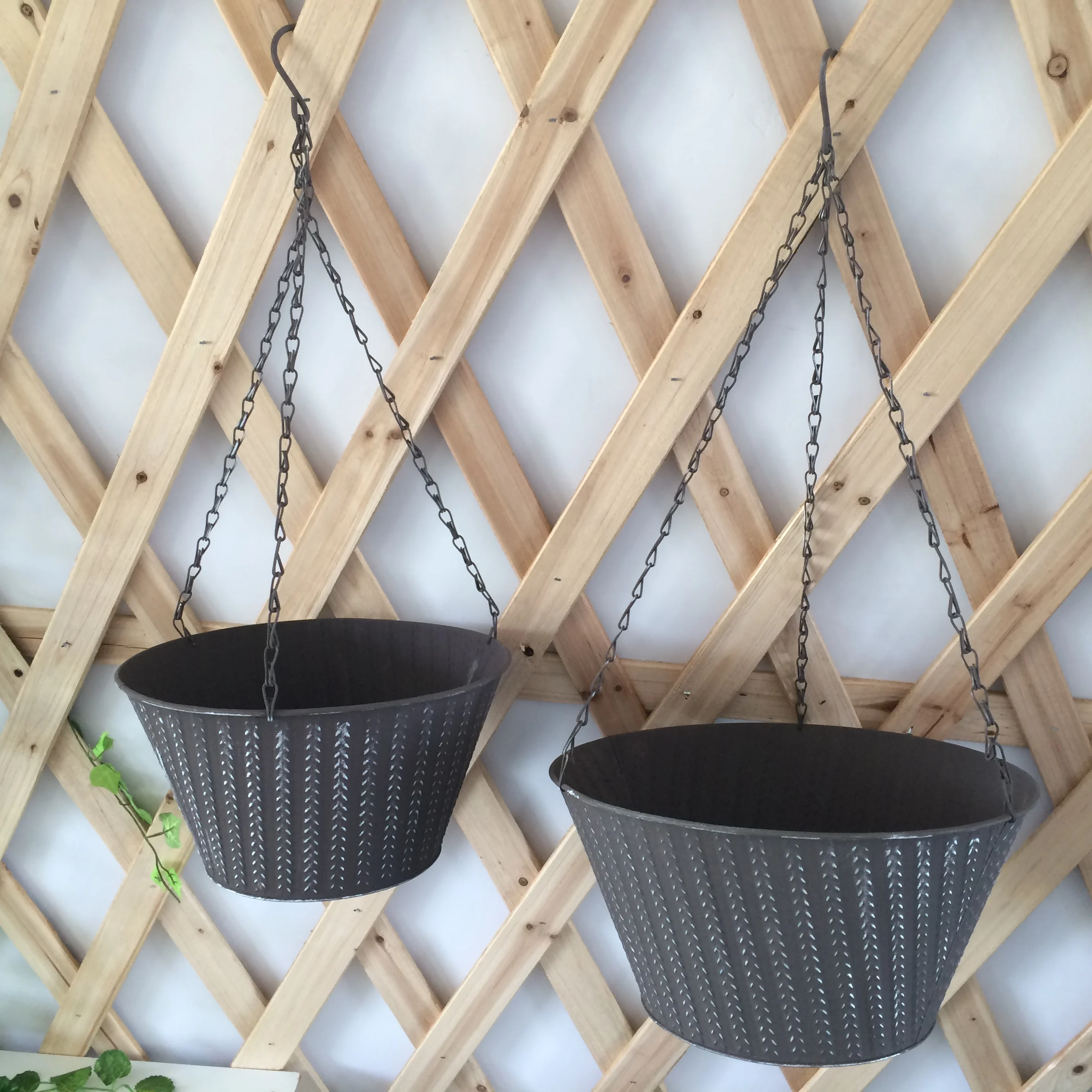 Hanging basin flowerpot hanging type creative green lolita  pendant hanging orchid basin iron hanging basket