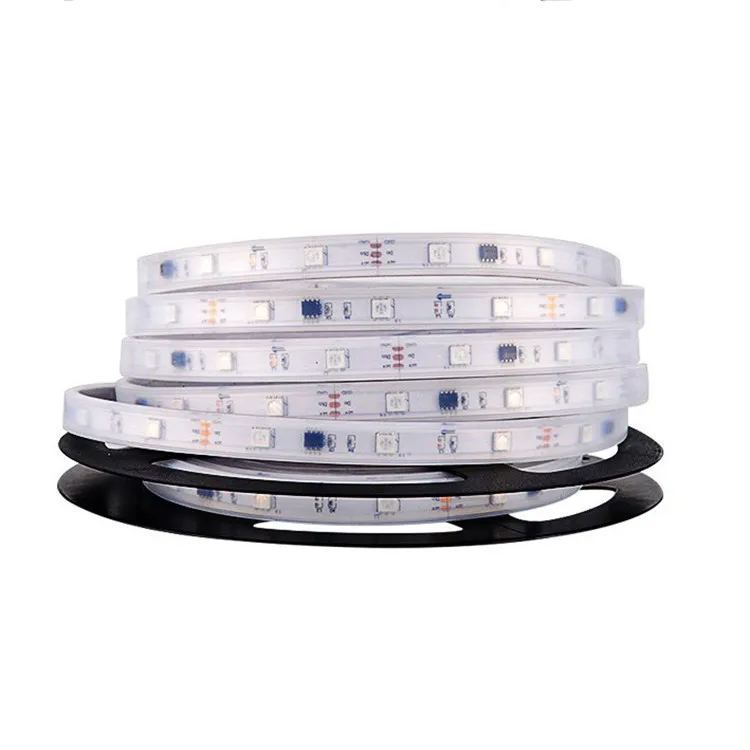 IP65 SMD5050 BT/WIFI/APP/Remote Control Flexible 30 Led/m RGB LED Strip Light with Tube for Swimming Pool