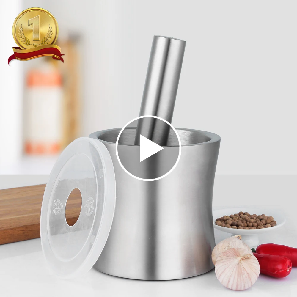 new mini mortar and pestle herb and spice tools with high quality