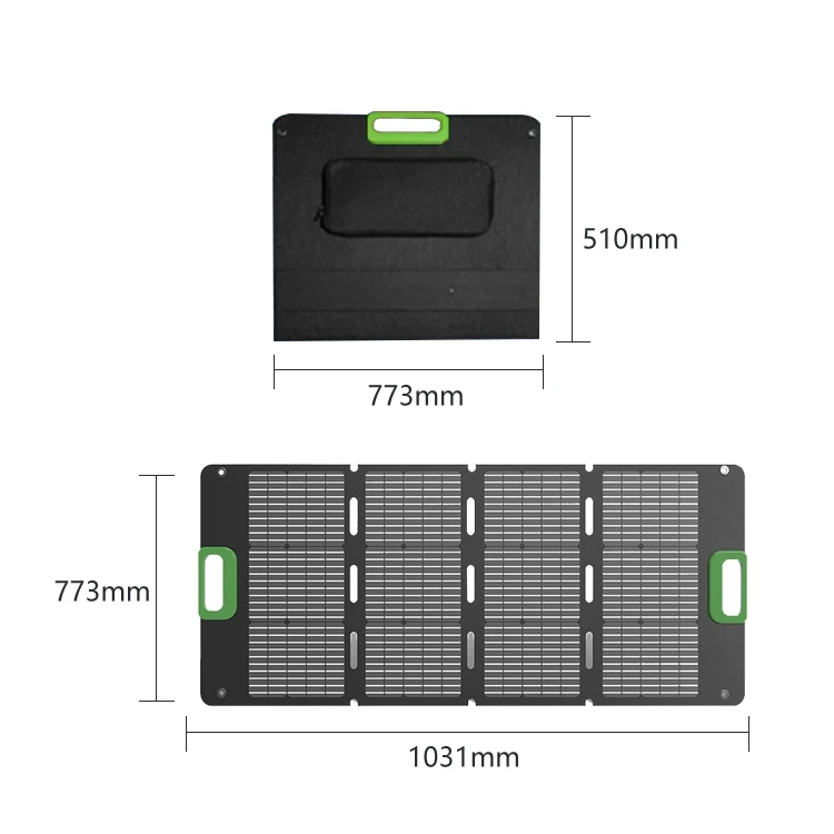 100W Monocrystal    Waterproofness  Water Resistance Solar  Folding  Bag solar Folding Bag Monocrystal