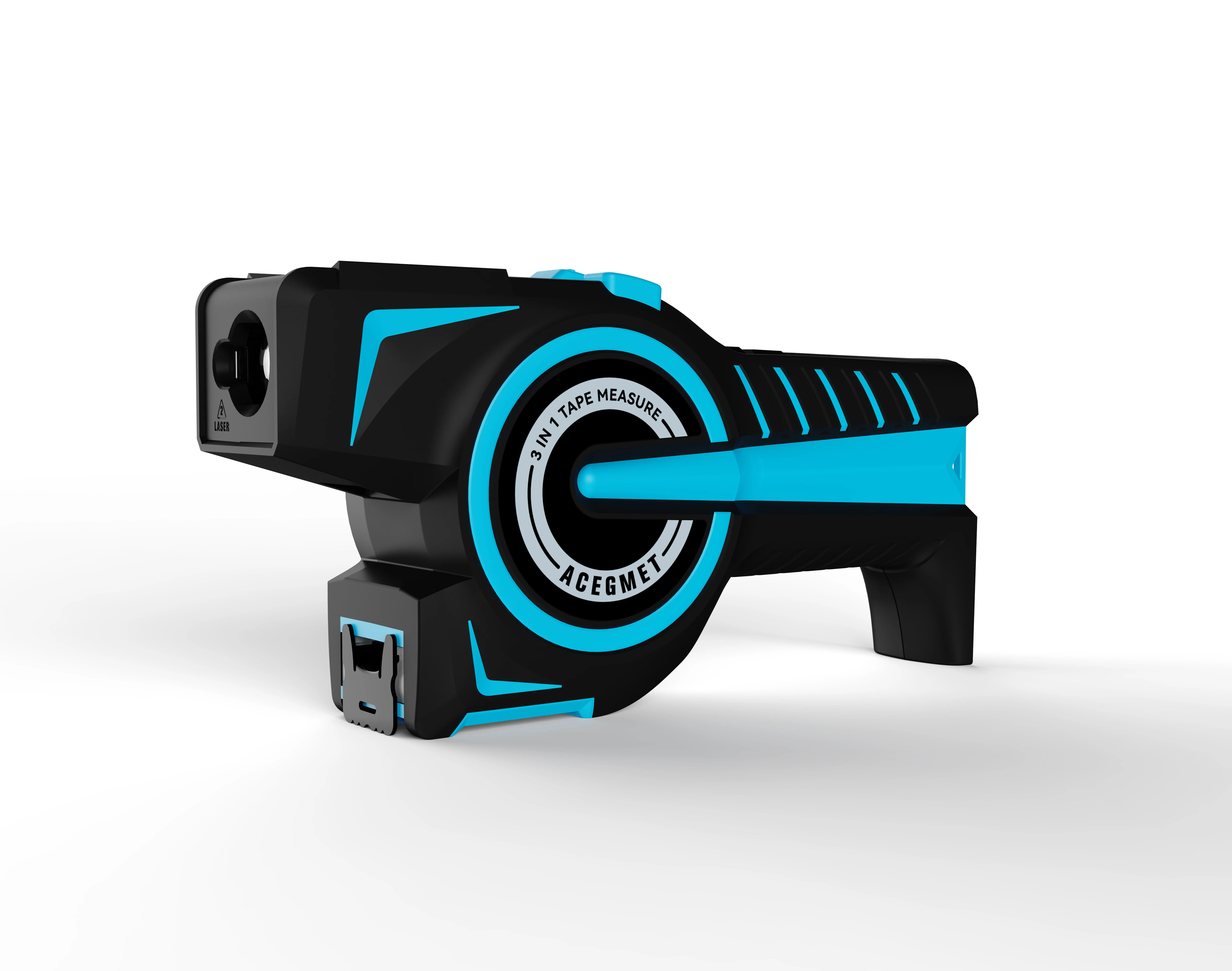 ACEGMET from MiLESEEY 3-in-1 Digital Tape Measuring Laser Distance Meter with Automatic Closing Tape