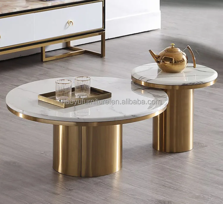 italian coffee table round marble coffee table stainless leg coffee table