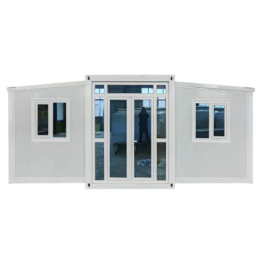 Modern Living 2 Bedroom Hotel Office Expanding Foldable Portable Mobile Homes Folding Prefab Expandable Container House