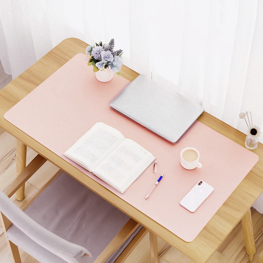 Multifunctional Office Desk Pad/Waterproof PU Leather Mouse Pad Writing Mat for Office/Home