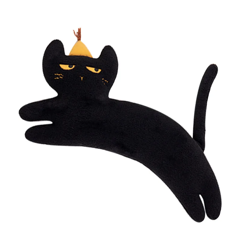 Coco Cat Long Pillow Plush Toy Cross-border Kitten Doll Rag Doll White Cat Bed Sleeping Doll Gift