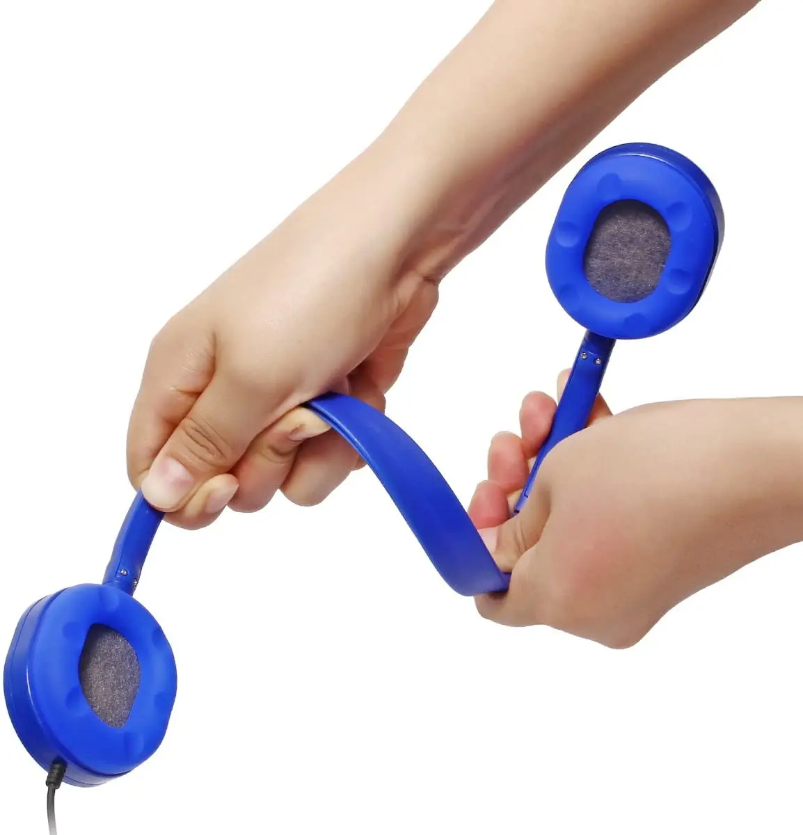 5-1-2 new colorful wire stereo noise canceling headphones without mic