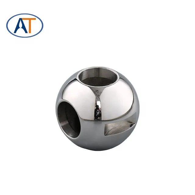 
DN25-DN300 L through way stainlesssteel valve ball as customized 