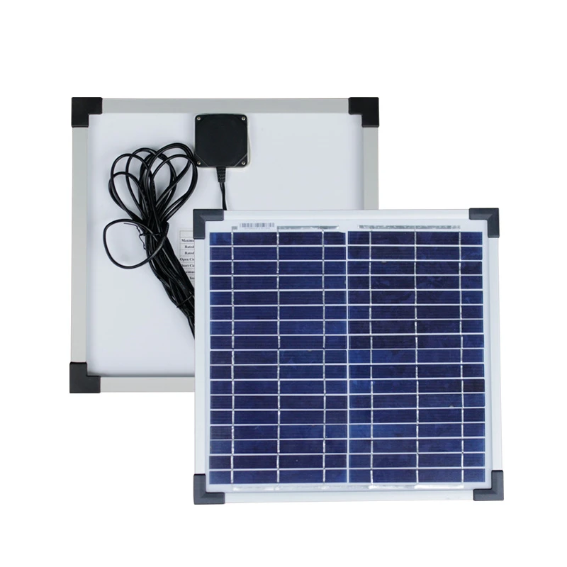 15W portable Solar Panel charger 12V 7AH Polycrystalline Silicon Battery LED Lamps solar Kit for Outdoor Application