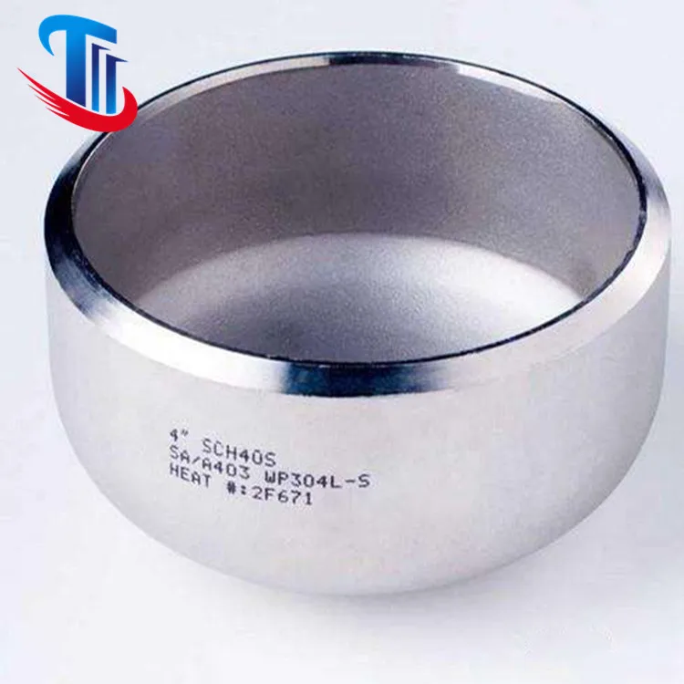 304/304L Stainless Steel endcap Butt welded high pressure pipecap with good quality