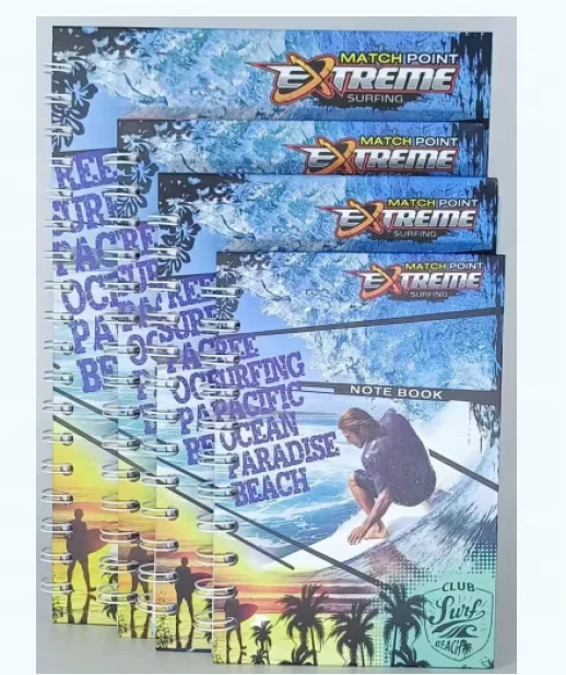 custom design cover spiral notebook sport cartoon designs wholesale agenda diary