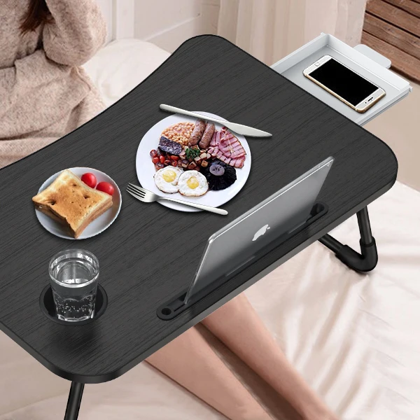 Foldable Bed Tray Laptop Stand Folding Laptop Table Computer Desk