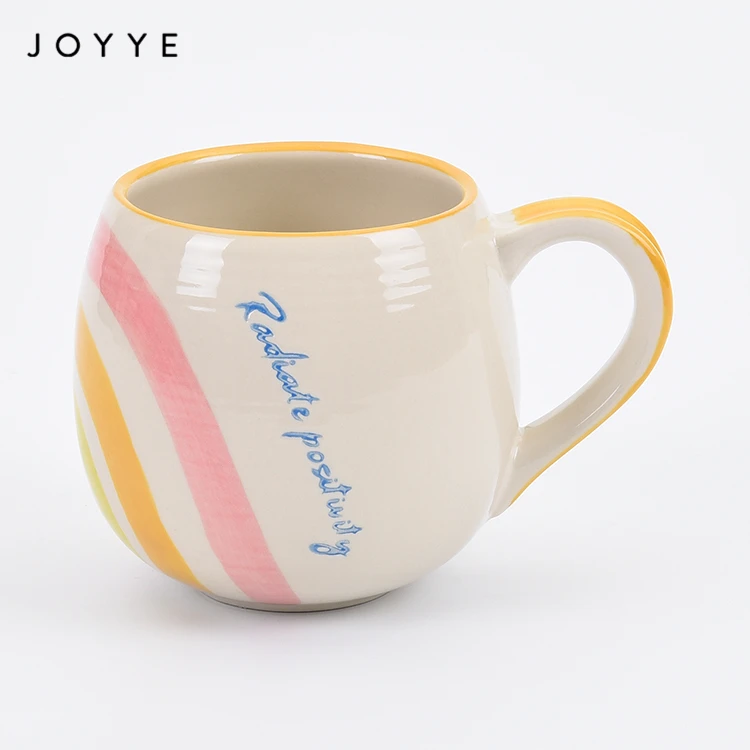 Горячая Распродажа чашка Joyye с реактивной глазурью кружки для чая керамическая кружка ручной работы глянцевой 400 куб.