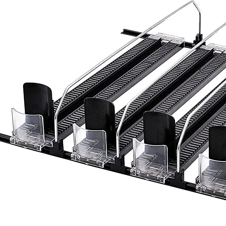 Drink Organizer Can Pusher Beverage Fridge Divider Plastic Adjustable Dispenser Tobacco Roller Retail Cigarettes Shelf Pusher