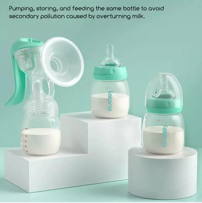 Ergonomic Design Best Affordable Silicone Manual Breast Pump Baby Milk Pump For Sale