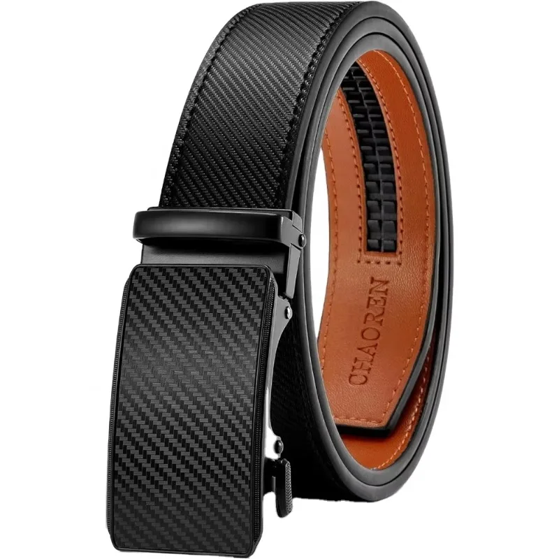 Custom Luxury Classic Genuine Leather Belts Vintage Famous Brand Black for Men Automatic Buckle for Men