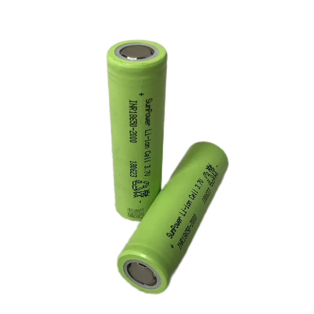 Storage Lithium Battery 18650 Battery 3.7v 2000mah Bak Cell With High Quality High Discharge Rate With Cb Kc Bis Approval