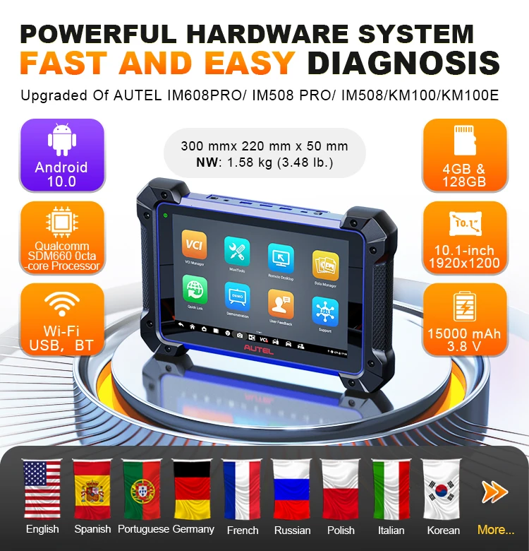 2024 autel auro im608 II im600 pro алтарь xp400pro im 608 xp 400pro impka 608pro автомобильный диагностический сканер