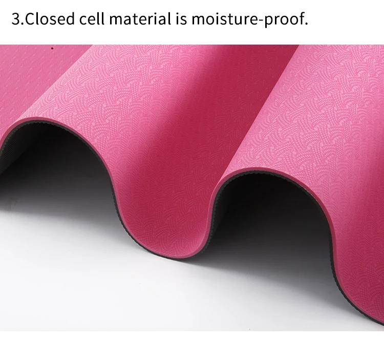 
TPE Eco-Fiendly Fitness Exercise Yoga Mat 