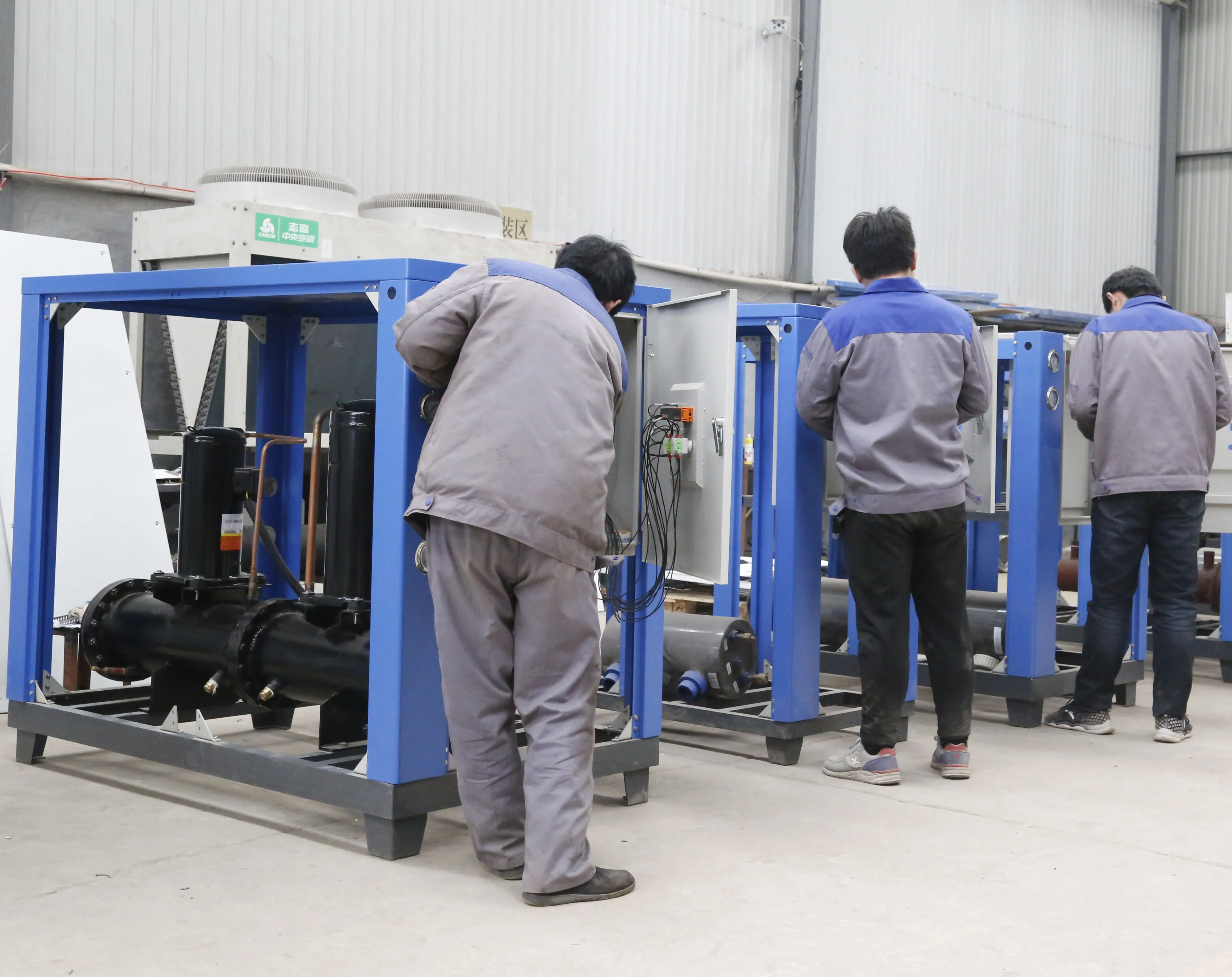 120 Ton Shell and Tube Evaporator Water Cooled Screw Chiller