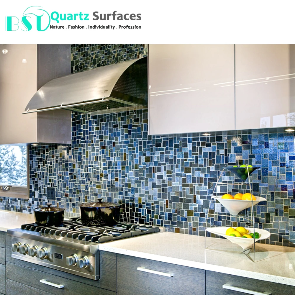 White Sparkle Quartz Stone Slab with Silver Metal Calcatta Gold Quartz 6mm-30mm thick Calacatta White