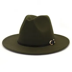 2022 фетровая шляпка шерстяная шапки по Вашему заказу оптовой цены большая шляпа с Широкими Полями Фетровая шляпка шерстяная головные уборы унисекс фетр шерстяные Панама шляпа мужская и женская шляпа с широкими полями