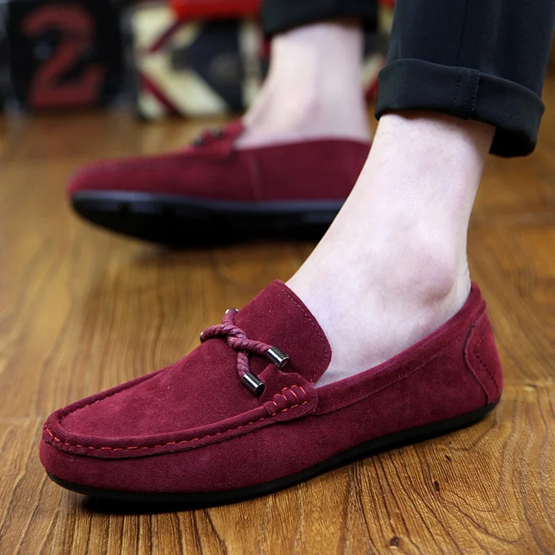 New Style Hot Sale Wholesale Cheap Comfortable slip on Shoes Fashion Breathable Men Dress Office Walking Casual Suede Loafers