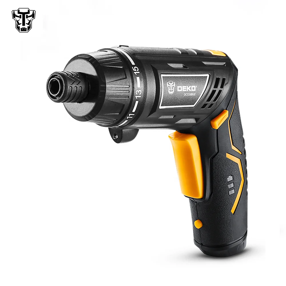 DEKO DCS3.6DU2  3.6V Twistable Handle Cordless Screwdriver DU2 SET1