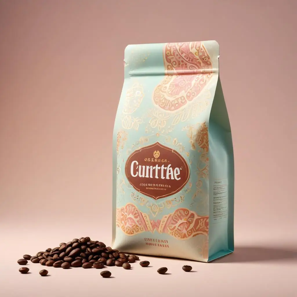 Custom Printed Eco Friendly Recyclable Flexible Chip Tea Coffee Food Packaging Reusable Flat bottom pouch