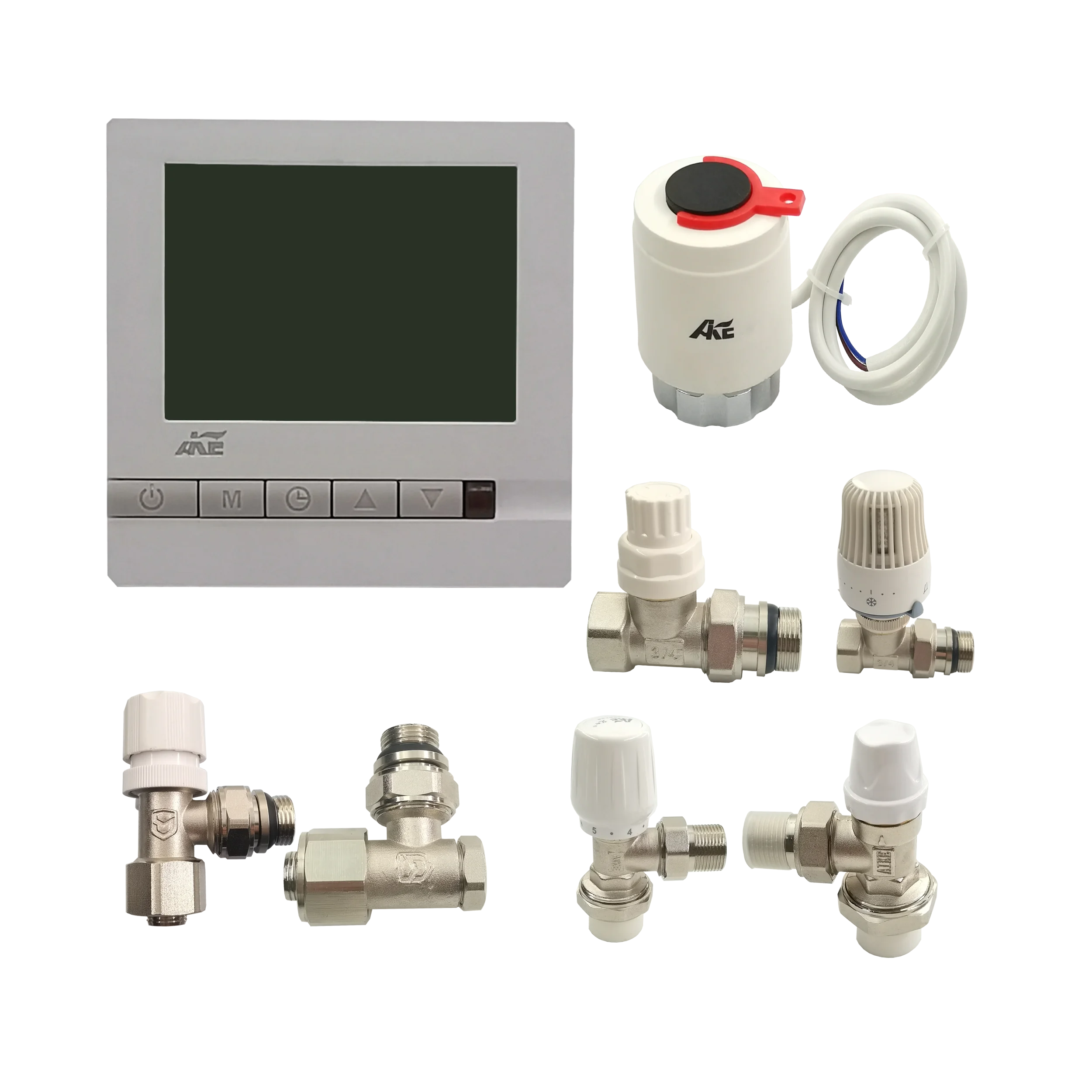 best quality smart thermostatic valve for radiator ppr pex pipe compression angle straight brass valve